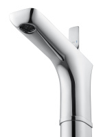 Смеситель для раковины высокий WONZON & WOGHAND SHARK, Хром (WW-48B1104-CR) - Gidratop.ru изображение