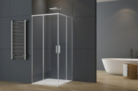 Душевой уголок Soft 2 VSS-3SO2800CL, 800*800, хром, стекло прозрачное - Gidratop.ru изображение
