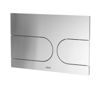 TOTO Клавиша смыва 235×6×152 мм для модуля WH182EAT, цвет сталь матовая - Gidratop.ru изображение