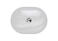 Раковина Geberit Variform 500.758.01.2 55 x 40 см овальная, встраиваемая снизу, без перелива - Gidratop.ru изображение