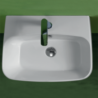 Раковина 60х45 см, 1 отв., цвет: белый - Gidratop.ru изображение