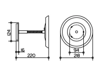 Косметическое зеркало Keuco Bella Vista 17605 019000 - Gidratop.ru изображение