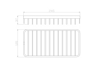Полка для ванной WONZON & WOGHAND, Хром (WW-4101) - Gidratop.ru изображение