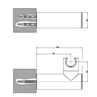 Gessi Emporio shower держатель для душевой лейки поворотный, цвет: Chrome - Gidratop.ru изображение