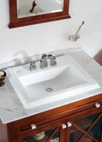 Раковина Villeroy&Boch Hommage 710263R1, 63 х 52,5 см, альпийский белый, встраиваемая, CeramicPlus, с переливом - Gidratop.ru изображение