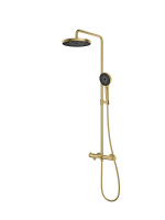 Душевая стойка Rim VSFS-2RM1BG с изливом, брашированное золото - Gidratop.ru изображение