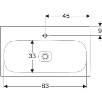 Раковина Geberit Citterio 500.547.01.1, 90 х 50 см, белая - Gidratop.ru изображение