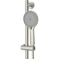 STYLUS-CVD-IN Душевая стойка со смесителем и изливом, сатин - Gidratop.ru изображение