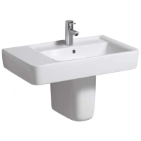 Раковина Geberit Renova Plan, 75 х 48 см, белая, R/L - Gidratop.ru изображение