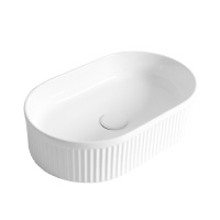 Раковина керамическая накладная, овальная BB1497, 500x320x120 - Gidratop.ru изображение