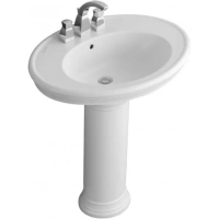 Раковина Villeroy&Boch Amadea 7185LGR1, 78 см, фарфор, белая - Gidratop.ru изображение