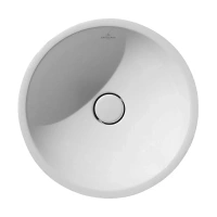 Раковина Villeroy&Boch Loop & Friends, 38 х 38 см, встраиваемая сверху, альпийский белый, 514800R1 - Gidratop.ru изображение