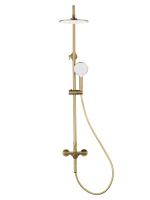 Душевая система WONZON & WOGHAND CLICK, Брашированное золото (WW-N3S962-BG) - Gidratop.ru изображение