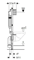 Инсталляция Geberit Duofix 111.100.00.1 для унитаза - Gidratop.ru изображение