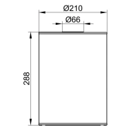 Ведро для мусора Keuco Plan 04989070037, 5 л, нержавеющая сталь - Gidratop.ru изображение