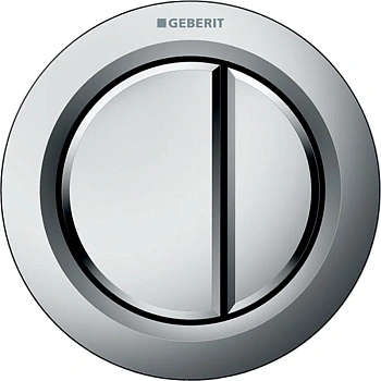 Клавиша смыва Geberit Type 01 дистанционная, хром матовый, 116.050.46.1