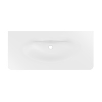 Раковина Caprise VCB-4CA120MWLG, Corian, цвет белый матовый + светло-серый матовый - Gidratop.ru изображение