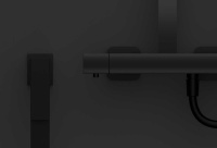 Душевая стойка Next VSFS-1N0TMB термостатическая, черный - Gidratop.ru изображение