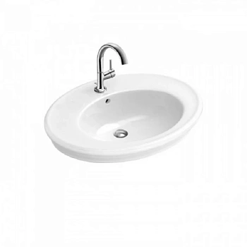 Раковина Villeroy&Boch Amadea 7185LGR1, 78 см, фарфор, белая