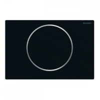 Смывная клавиша Geberit Sigma Type 10 115.758.14.5 для унитаза, черный (не оставляет отпечатки пальцев) - Gidratop.ru изображение