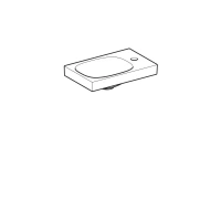 Раковина Geberit Acanto 500.635.01.2, 40 х 25 см, белая - Gidratop.ru изображение