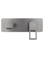 Смеситель для раковины встраиваемый WONZON & WOGHAND FRAME, Темный графит (WW-88869010-BGM) - Gidratop.ru изображение