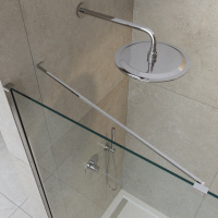 душевая перегородка универсальная LIBERTA-L-1-TB-80-C-Cr - Gidratop.ru изображение