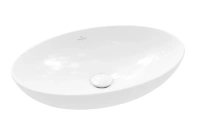Раковина Villeroy&Boch Loop & Friends 56 x 38.5 см, на столешницу, альпийский белый, 4A4700R1 - Gidratop.ru изображение