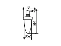 Колба дозатора жидкого мыла Keuco City.2 02353010100 160 мл без держателя - Gidratop.ru изображение
