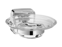 Держатель для мыльницы Keuco Smart 02355019000 с хрустальной мыльницей - Gidratop.ru изображение