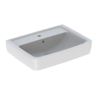 Раковина Geberit Renova Plan 225165000, 65 х 48 см, белая - Gidratop.ru изображение