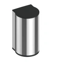 Дозатор дезинфицирующей жидкости Keuco Plan 14956010637, сенсорный, питание от батареек, хром/темно-серый - Gidratop.ru изображение