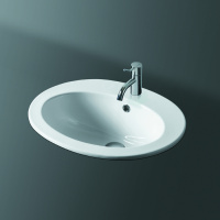 Раковина 53.5х45 см, 1 отв., цвет: белый - Gidratop.ru изображение