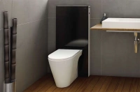 Сантехнический модуль Geberit Monolith Premium 131.001.SJ.1 для напольного унитаза, черный - Gidratop.ru изображение