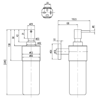 Дозатор для мыла Villeroy&Boch TVA15100700061 - Gidratop.ru изображение