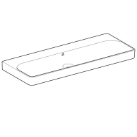 Раковина Geberit Smyle Square 500.225.01.1, 120 х 48 см, белая - Gidratop.ru изображение