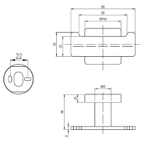 Двойной крючок для полотенец Villeroy&Boch - Gidratop.ru изображение