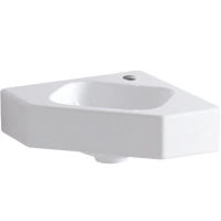 Раковина Geberit iCon 124729000, 46 х 33 см, без перелива, отверстие под смеситель по центру, белая - Gidratop.ru изображение