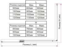 Душевой уголок Extra VSR-1E901090CLGM, 900/1000*900, вороненая сталь, стекло прозрачное - Gidratop.ru изображение