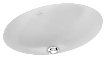 Раковина Villeroy&Boch Loop&Friends 616120R1, 57 х 40,5 см, встраиваемая, альпийский белый
