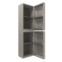 Шкаф Caprise VSC-4CA150MLG-R подвесной, правый, 1500*404*350, светло-серый матовый - Gidratop.ru изображение