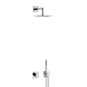 Душевая система Keuco Ixmo 59602010002, термостатическая, на 2 потребителя, цвет хром