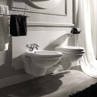 Биде подвесное 52х38см, с 1 отв. под смеситель, цвет: белый - Gidratop.ru изображение