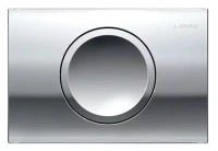 Смывная клавиша Geberit Delta15, смыв/стоп: хром глянцевый, 115.109.21.1 - Gidratop.ru изображение