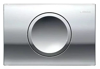 Смывная клавиша Geberit Delta15, смыв/стоп: хром глянцевый, 115.109.21.1