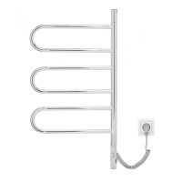 Полотенцесушитель электрический Vincea VTD-1R2CE 44х80, хром, таймер - Gidratop.ru изображение