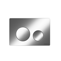 Кнопка смыва Balance, клавиши Circle, цвет хром матовый,арт. CN12-001M - Gidratop.ru изображение