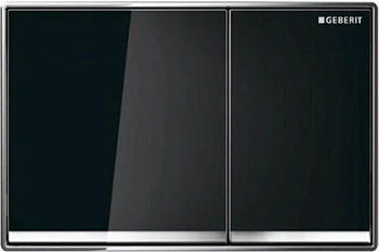 Клавиша Geberit Omega Type 60 115.081.SJ.1, черное стекло