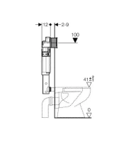 Бачок Geberit Sigma 109.300.00.5 - Gidratop.ru изображение