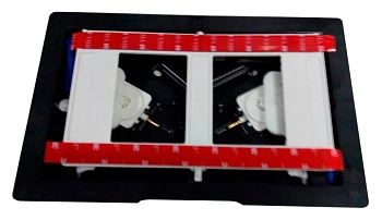 Клавиша Geberit Sigma Type 70 115.625.00.1, двойной смыв под наполнение плиткой